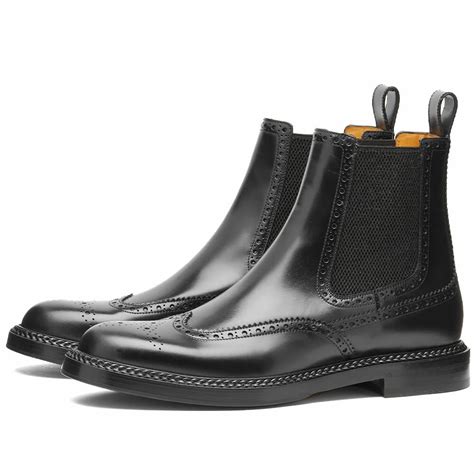 gucci chelsea boots men smooth leather|gucci men's boots162616 price.